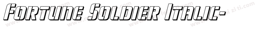 Fortune Soldier Italic字体转换